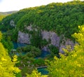 Ã¢â¬ÅPlitviceÃ¢â¬Â Lake with waterfall in HDR Croatia Europe National Park Royalty Free Stock Photo